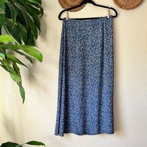 LL Bean printed skirt
